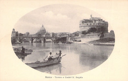 ITALIE - ROME - Tevere E Castel S Angelo - Carte Postale Ancienne - Castel Sant'Angelo