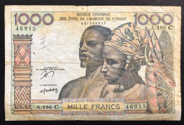 1000 Francs Banque Centrale De L'Afrique De L'Ouest LOTTO.1785 - Altri & Non Classificati