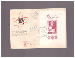 UNGHERIA - 1958 FDC  EXPO BRUXELLELLES (FOGLIETTO)  RARO - 1958 – Brüssel (Belgien)