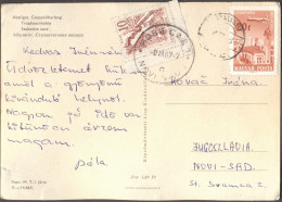 JUGOSLAVIA -  FRANCO In PORTO  10 Din - HUNGARY To NOVI SAD - 1967 - Strafport