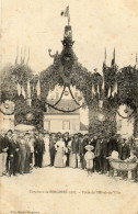 - SERGINES (89) - Le Concours De 1907 ,la Porte De L'Hôtel De Ville (bien Animée)  -25318- - Sergines