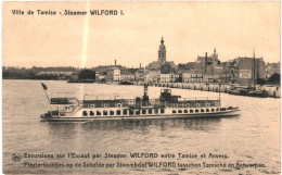 CPA   Carte Postale Belgique Tamise  Ville De Tamise Steamer Wilford    VM66426 - Temse