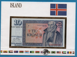 ICELAND 10 KRONUR 29.03.1961 # A00189516 P# 48 Signatures: D. Olafsson & J. Nordal - Islanda