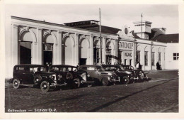 PAYS BAS - ROTTERDAM - Station D.P. - Oute Auto's - Carte Postale Ancienne - Autres & Non Classés