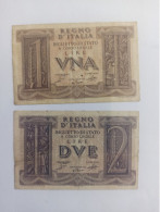 2 Billets Italie 1939 - Colecciones