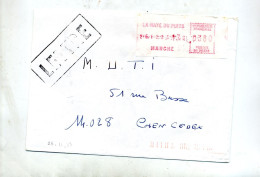 Lettre  Vignette La Haye Du Puits - 1969 Montgeron – Wit Papier – Frama/Satas