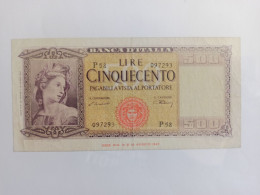 500 Lires 1947 - 500 Liras