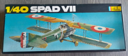 Rarissime Maquette AVION 1/40 SPAD VII Heller FRANCE N° 500 Ancienne EO NEUF Boite Fermée D'origine Années 70 - Aviation