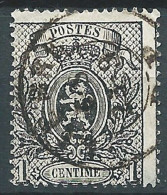 BELGIEN BÉLGICA BELGIUM BELQIQUE 1866  ARMOIRIES DENT 15  1C USED YT 23A MI 20A SC  SG 43 - 1866-1867 Blasón