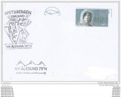 31-62 - Pli Spitsbergen - Ny-Alesund 2011 - Cachet Illustré - Timbre Amundsen - Estaciones Científicas Y Estaciones Del Ártico A La Deriva