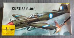 RARE Maquette AVION 1/72 CURTIS P.40 E  Heller FRANCE N° 083 Ancienne EO  Années 70 - Aviation