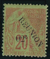 Réunion N°29 - Neuf * Avec Charnière - TB - Unused Stamps