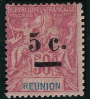 Réunion N°53 - Variété Sans Accent à REUNION - Neuf * Avec Charnière - TB - Unused Stamps