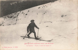 Les Sports D'hiver Dans Les Vosges * Le Skieur , Parti à Font De Train * Ski Sport - Sport Invernali