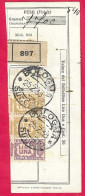 RICEVUTA PACCHI POSTALI - LIRE 3 X 2+ LIRE 1 - DA "BOLOGNA *25.7.38*/SUCC 12" - Colis-postaux