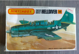 Maquette AVION 1/72 MATCHBOX HELLDIVER CURTISS SB2C-1 édition Originale Année 70 Boite Bien 100% Complète - Aviation