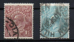 Australia Nº 22 Y 31. Año 1914-23 - Used Stamps