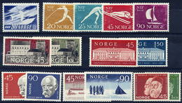 NORWAY 1961 Complete Year Issues MNH / **.  Michel 451-65 - Années Complètes