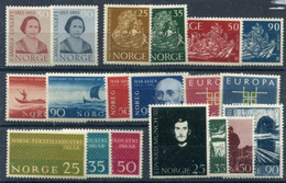 NORWAY 1963 Complete Commemorative Issues MNH / **. - Ganze Jahrgänge