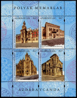 Azerbaijan 2019 Architecture - Joint Issue With Poland Stamp MS/Block MNH - Azerbaïdjan