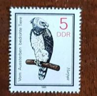 ALLEMAGNE DE L'EST Oiseaux, Oiseau, Birds, Pajaros. Yvert 2576. ** MNH - Arends & Roofvogels