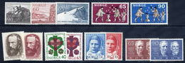 NORWAY 1968 Complete Commemorative Issues MNH / **. - Full Years