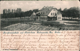 ! Alte Ansichtskarte Aus Finkenwalde Bei Stettin, 1903, Hausfrauenschule U. Kinderheim - Pommern