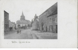 WELLIN..-- Le VILLAGE . ATTELAGE De CHIEN .  1901 Vers TROOZ ( Mr Jacques LAGASSE ) . Vverso . - Wellin