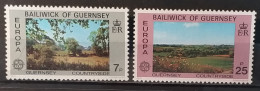 1977 - Guernsey - MNH - Landscapes - 2 Stamps - Nuevos