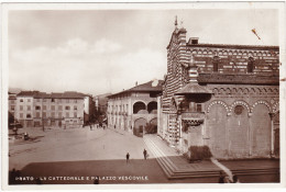 PRATO - CARTOLINA  - LA CATTEDRALE E PALAZZO VESCOVILè - Prato