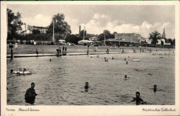 ! Alte Ansichtskarte Aus Neisse, Oberschlesien, Volksbad, 1938, Bogenrand - Polen