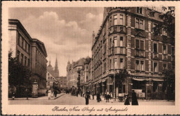 ! Alte Ansichtskarte Aus Ratibor, Neue Straße, Amtsgericht, Cafe Residenz, Verlag Bruno Scholz, Breslau - Polen