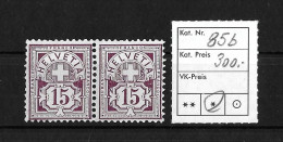 1906  ZIFFERMUSTER  Faserpapier Mit Wasserzeichen    ►SBK-2x 85b* / CHF 300.- In Tadellosem Zustand◄ - Nuovi