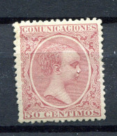 1889/1901.ESPAÑA.EDIFIL 224*.NUEVO CON FIJASELLOS(MH).EXCELENTE CENTRAJE.CATALOGO 110€ - Nuevos