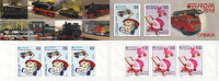 Serbia 2015 Europa CEPT Old Toys Firefighting Vechicle Locomotives Trains, Booklet A With 3 Sets In The Row  MNH - 2015