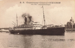 Bateau * Paquebot SS GOUVERNEUR GENERAL GUEYDON * Compagnie Générale Transatlantique - Dampfer