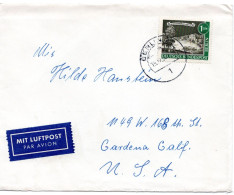 65365 - Berlin - 1964 - 1DM Alt-Berlin EF A LpBf BERLIN -> Gardena, CA (USA) - Covers & Documents