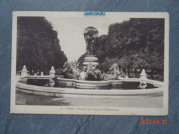 FONTAINE ET AVENUE DE L'OBSERVATOIRE - Statues