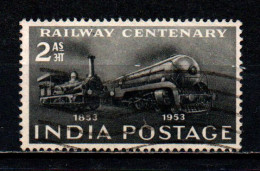 INDIA - 1953 - CENTENARIO DELLE FERROVIE DELL'INDIA - USATO - Used Stamps