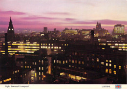 Liverpool - Vue Nocturne Sur La Ville - Liverpool