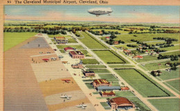 ETATS UNIS. The Cleveland Municipal Airport Cleveland, Ohio. Carte Impeccable. - Cleveland