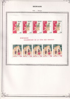 Monaco Blocs - Collection Vendue Page Par Page - Neuf * Avec Charnière -  TB - Blocks & Sheetlets