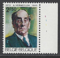 Belgique - 1972 - COB 1620 ** (MNH) - Planche 1 - 1971-1980