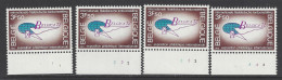 Belgique - 1972 - COB 1621 ** (MNH) - Planches 1 à 4, Série Complète - 1971-1980