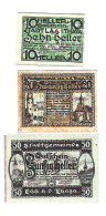 **notgeld   Austria  Laa Am Der Thaya   10+20+50 Heller  493a - Autriche