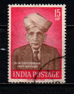 INDIA - 1960 - VISVESVARAYA - INGEGNERE E STATISTA - USATO - Usati