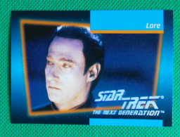 Trading Card Rigide Impel 1992 - (6,5 X 9 Cm) Star Trek - The Next Génération - Lore - N° 25 - Star Trek