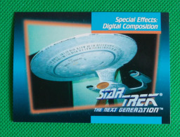 Trading Card Rigide Impel 1992  (6,5 X 9 Cm) Star Trek  The Next Génération - Spécial Effects: Digital Composition N° 89 - Star Trek