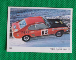Trading Card - Americana Munich - (7,5 X 5,2 Cm) - Ford Capri 2300 GT - N° 328 - Moteurs