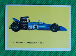 Trading Card - Americana Munich - (7,5 X 5,2 Cm) - Tyrrel Cosworth "72" - N° 219 - Moteurs
